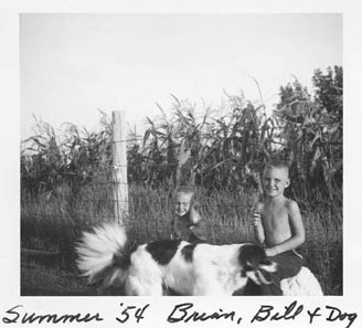  Bill and Brian - Summer 1954 